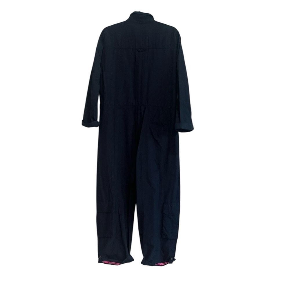 Free People FP Movement Mesmerize Me Coveralls Utility Jumpsuit Navy Small NWT - Picture 6 of 12